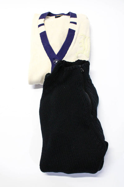 Polo Ralph Lauren Ralph Lauren Rugby Womens Black Sweater Top Size M lot 2