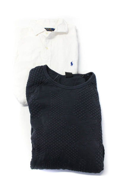 Polo Ralph Lauren Scotch & Soda Womens Sweatshirt White Button Shirt Size M lot2