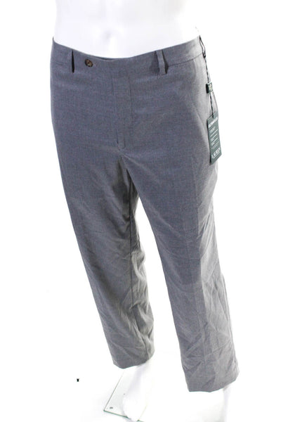 Lauren Ralph Lauren Mens Gray Ultraflex Classic Fit Pleated Dress Pants Size 38