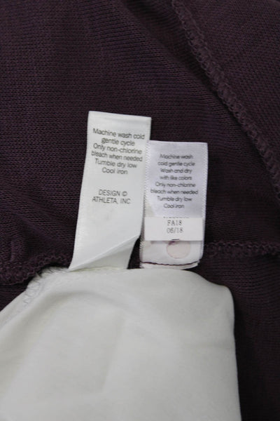 Athleta Womens Tops Pants Plum Size 4 S Lot 3