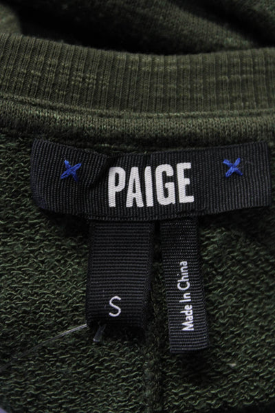 Paige Womens Sleeveless V Neck Double Slit Maxi Dress Green Size S