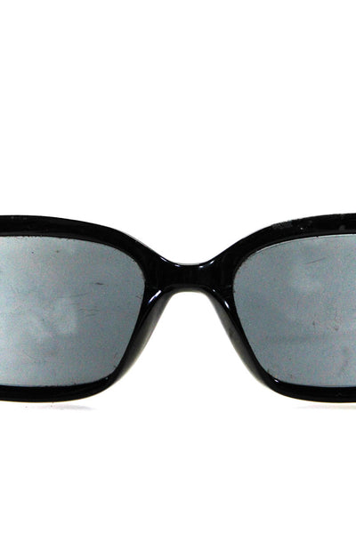 Oscar de la Renta Women's Oval Shape Frame Black Lens Sunglass