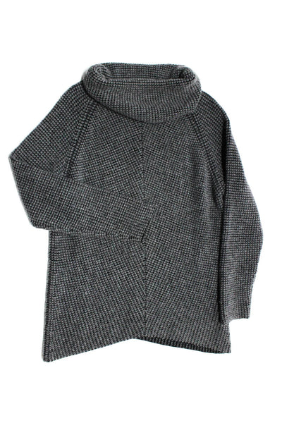 Kokun Women's Turtleneck Long Sleeves Pullover Sweater Gray Size S Lot 2