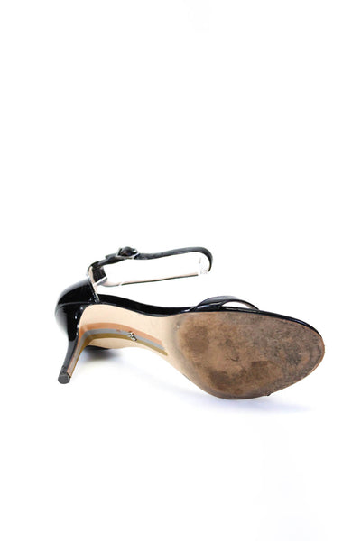 Sam Edelman Womens Black Ankle Strap High Heels Sandals Shoes Size 8.5M