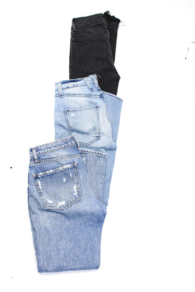 Heartless Jeans Frame McGuire Womens Distressed Skinny Jeans Blue Size 24 Lot 3