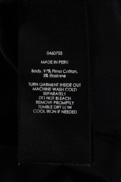 Ralph Lauren Black Label Mens Short Sleeve Pique Polo Shirt Black Size Medium