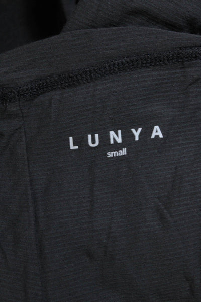 Lunya Womens High Rise Flare Leg Pull On Pants Gray Cotton Size Small