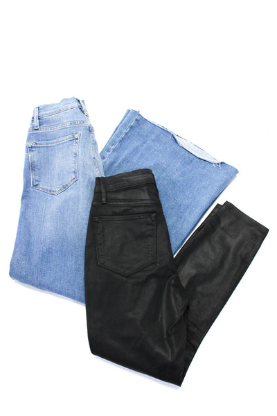 Frame Womens Skinny & Wide Jeans Pants Black Size 25 Lot 2