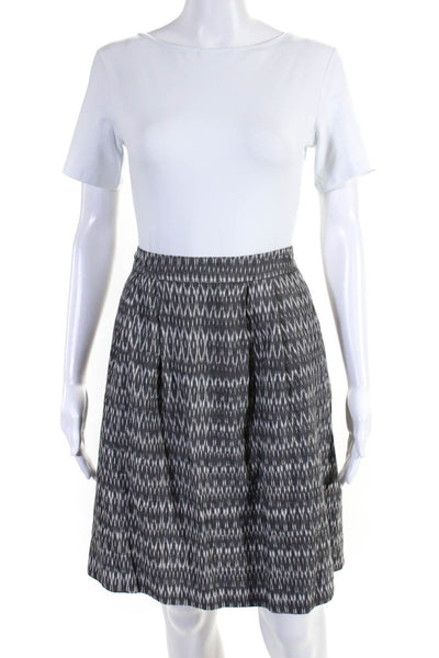 Eileen Fisher Women's Elastic Waist Pockets Unlined Mini Skirt Gray Size S