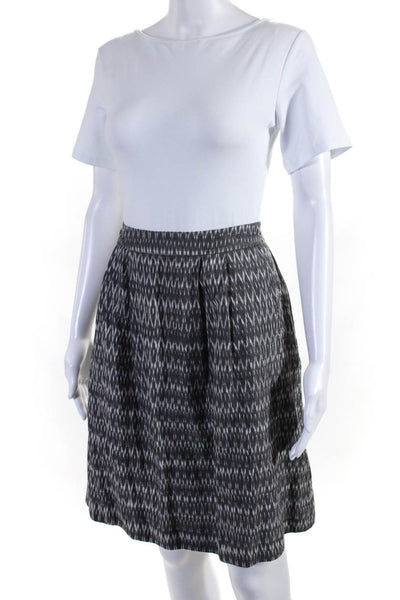 Eileen Fisher Women's Elastic Waist Pockets Unlined Mini Skirt Gray Size S