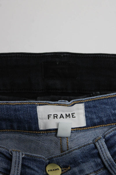 Frame Women's High Waist Distress Medium Wash Skinny Denim Pant Size 28 Lot 2