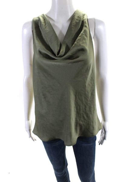 Drew House Sleeveless Scoop Neck Pullover Blouse Green Size Large