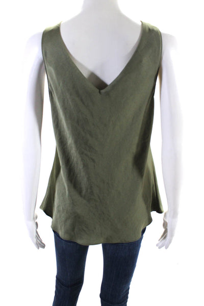 Drew House Sleeveless Scoop Neck Pullover Blouse Green Size Large