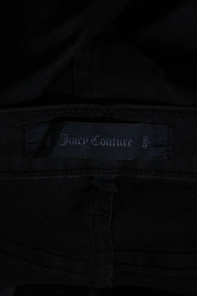 Juicy Couture Womens Mid Rise Skinny Leg Jeans New Black Cotton Size 26