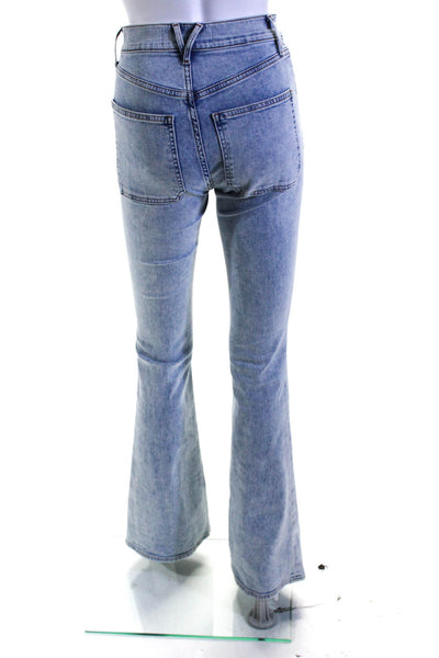 Veronica Beard Jeans Womens High Rise Florence Flare Leg Jeans Blue Size 24