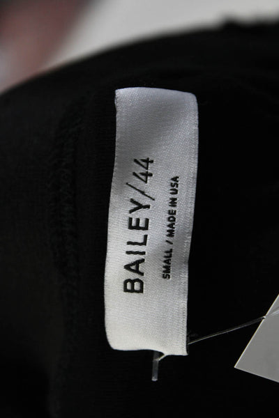 Bailey 44 Womens Stretch Ruched Elastic Waist Midi Skirt Black Size S