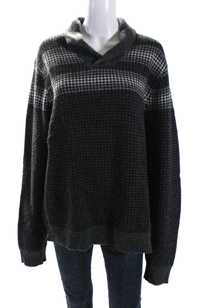 KORS Michael Kors Womens Cowl Neck Thick Knit Sweater Gray Size XXL