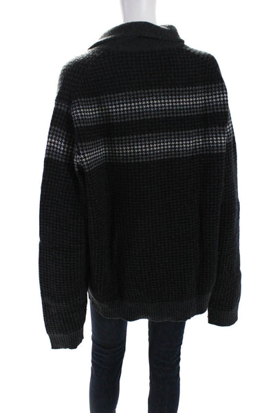 KORS Michael Kors Womens Cowl Neck Thick Knit Sweater Gray Size XXL