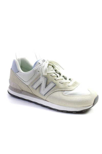 New Balance Unisex Adults Round Toe Lace Up Low Top Sneakers White Size W10.5 M9