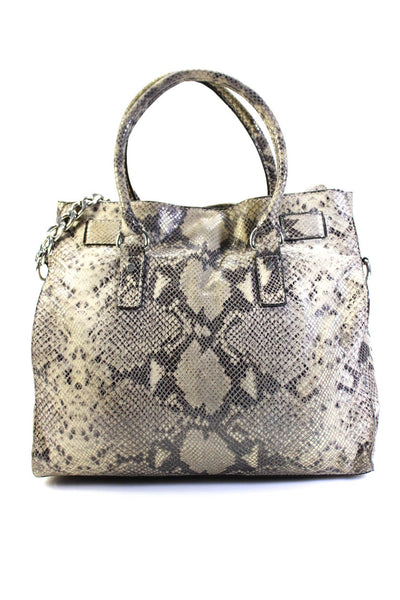 Michael Kors Women's Top Handle Snap Closure Leather Shoulder Handbag Size M