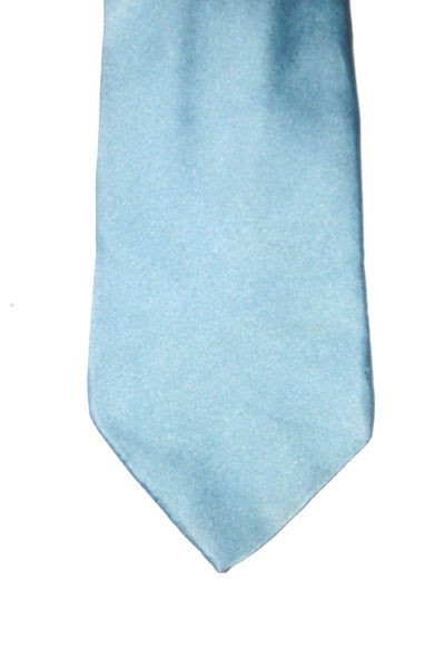 Dolce & Gabbana Cravatte Mens Silk Classic Length Necktie Blue