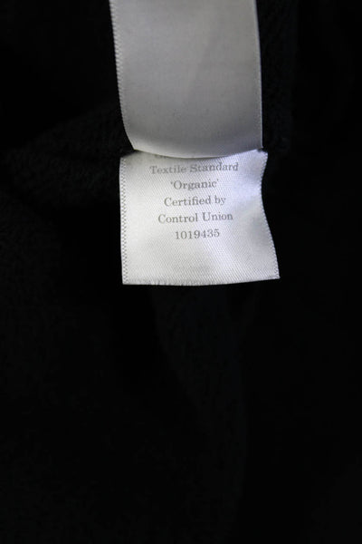 Everlane Womens Organic Cotton Round Neck Pullover Sweatshirt Top Black Size XS