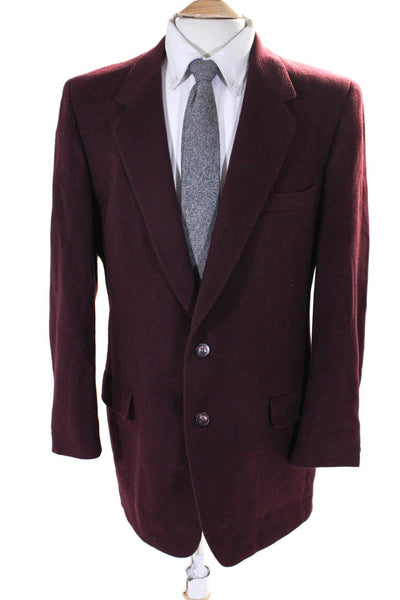 Christian Dior Hart Schaffner Marx Men's Long Sleeves Lined Two Button Jacket Bu