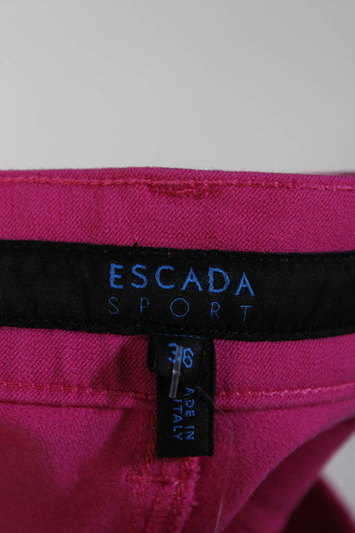 Escada Womens Cotton Denim Five Pocket Mid-Rise Skinny Jeans Pink Size 36