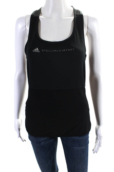 Adidas by Stella McCartney Womens Racerback Athletic Tank Top Black Size Medium