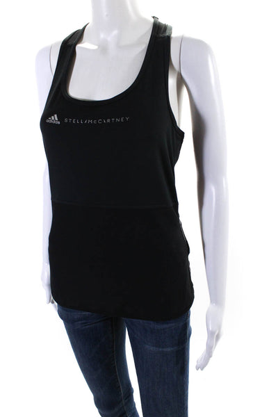 Adidas by Stella McCartney Womens Racerback Athletic Tank Top Black Size Medium