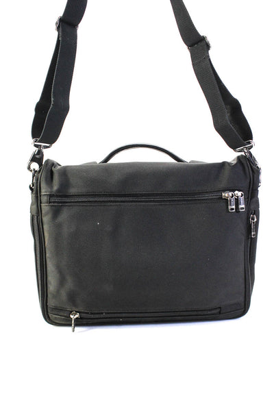 Tumi Mens Single Strap Top Handle Flap Large Messenger Bag Black