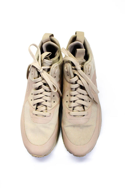 Nike Womens Monochromatic Round Toe Lace Up Low Top Sneakers Beige SizE 9