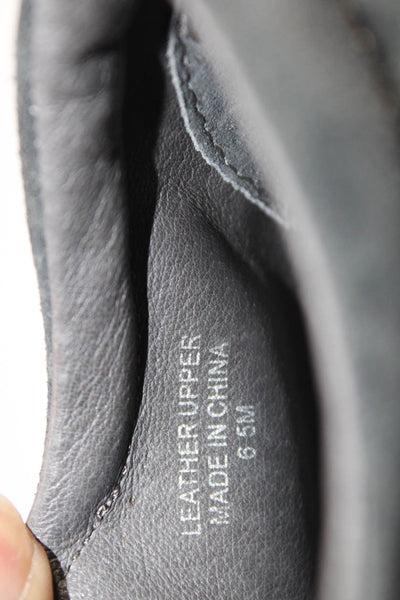 J Slides Womens Animal Print Platform Pull On Sneakers Gray Size 6.5 Medium