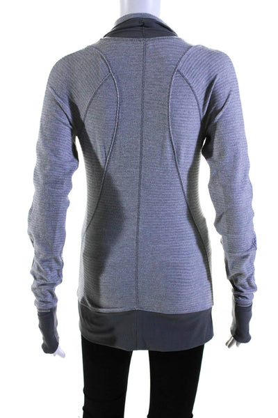 Lululemon Womens Stretch High-Neck Half Zip Activewear Jacket Gray Size S