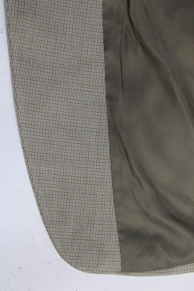 Lauren Ralph Lauren Mens Beige Silk Wool Blend Long Sleeve Blazer Size 46L