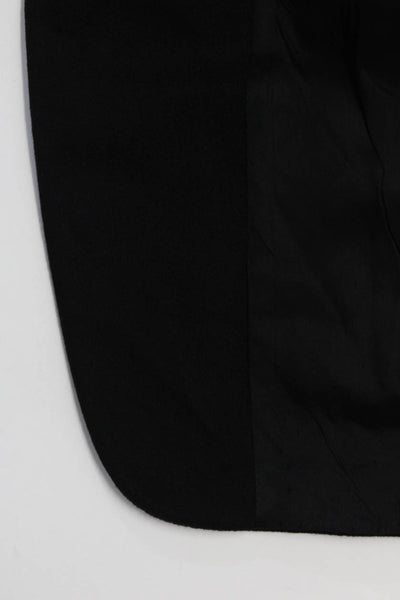 Jack Victor Mens Black Cashmere Two Button Long Sleeve Blazer Jacket Size 40
