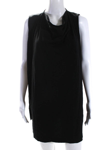 Dries Van Noten Womens Pullover Knee Length Dress Black Size Large