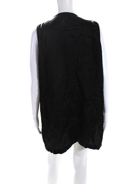 Dries Van Noten Womens Pullover Knee Length Dress Black Size Large