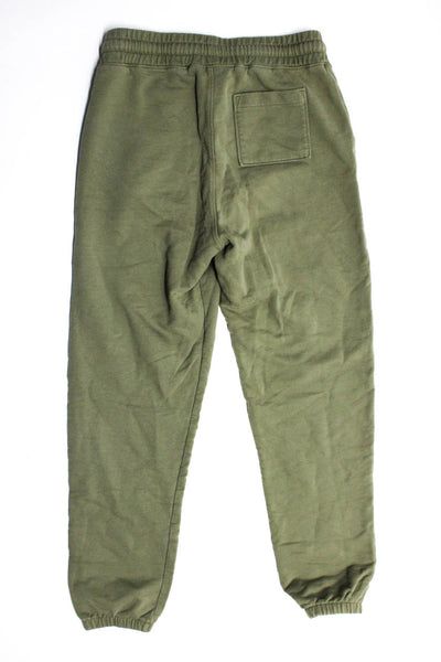 Kith Boys Elastic Waist Drawstring Tapered Leg Sweatpants Green Size 10