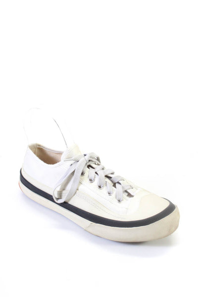 ACNE Studios Womens Low Top Lace Up Rubber Sole Casual Sneakers White Size 8