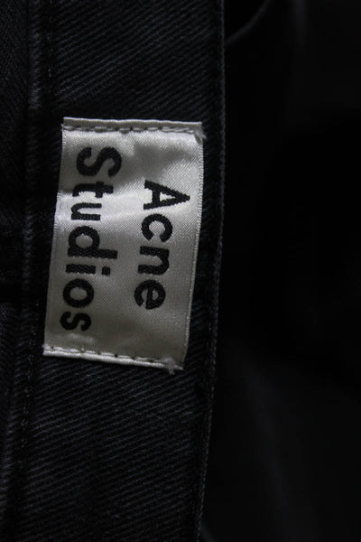 ACNE Studios Womens High Rise Straight Leg Jeans Gray Size 26