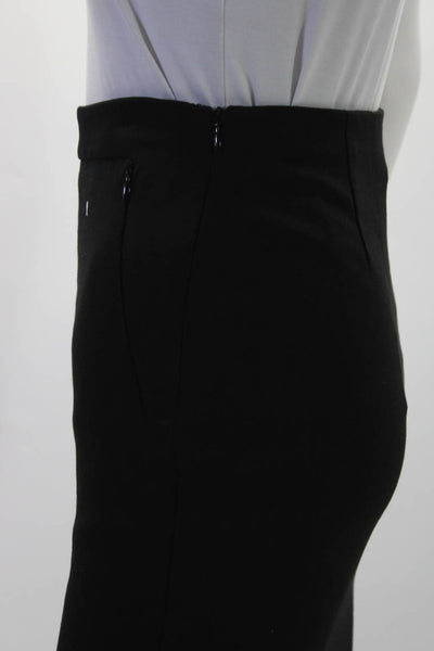 3.1 Phillip Lim Womens Side Zip Knee Length Pencil Skirt Black Size 0