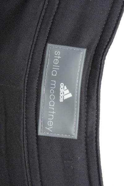 Adidas by Stella McCartney Womens Zipper Fly Cuffed Short Shorts Black Cotton XS