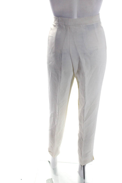 Moschino Cheap & Chic Womens Darted Side Button Zipped Dress Pants White Size 6