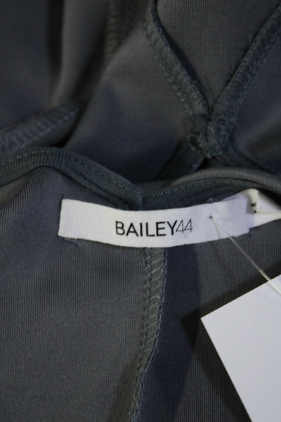 Bailey 44 Womens Stretch Knit V-Neck Sleeveless Pullover Blouse Top Gray Size M