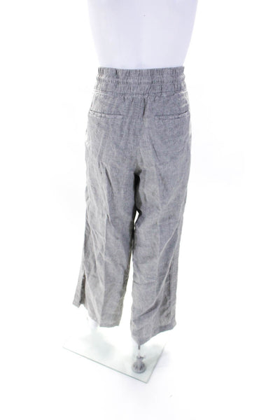 Athleta Women's Elastic Drawstring Waist Pockets Straight Leg Pant Gray Size 10