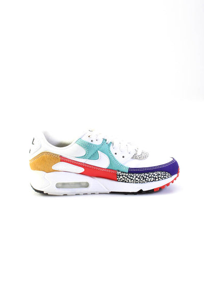 Nike Womens Air Max 90 Safari Mix Multicolor White Sneakers Shoes Size 8.5