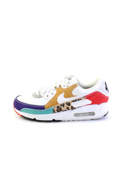Nike Womens Air Max 90 Safari Mix Multicolor White Sneakers Shoes Size 8.5