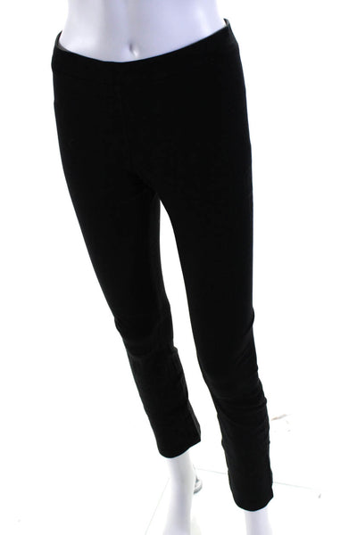 Vince Womens Elastic Slip-On Athletic Slim Straight Track Pants Black Size S