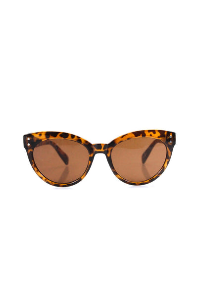 Saint Owen X Curateur Womens Tortoise Shell Cat Eye Sunglasses Brown